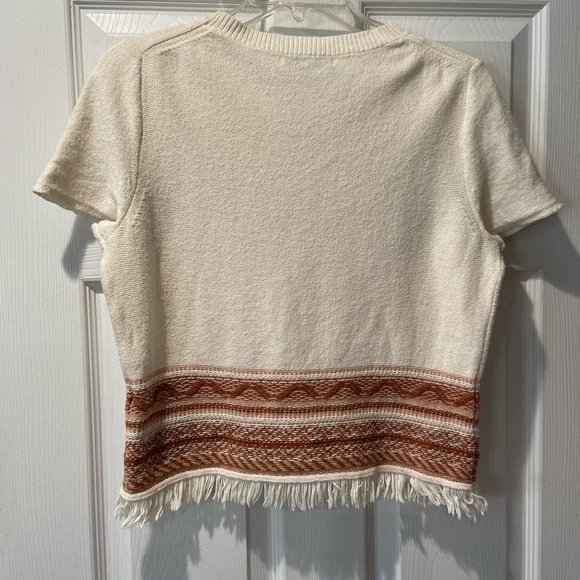 Madewelll beige top.   Size M - Picture 2 of 6